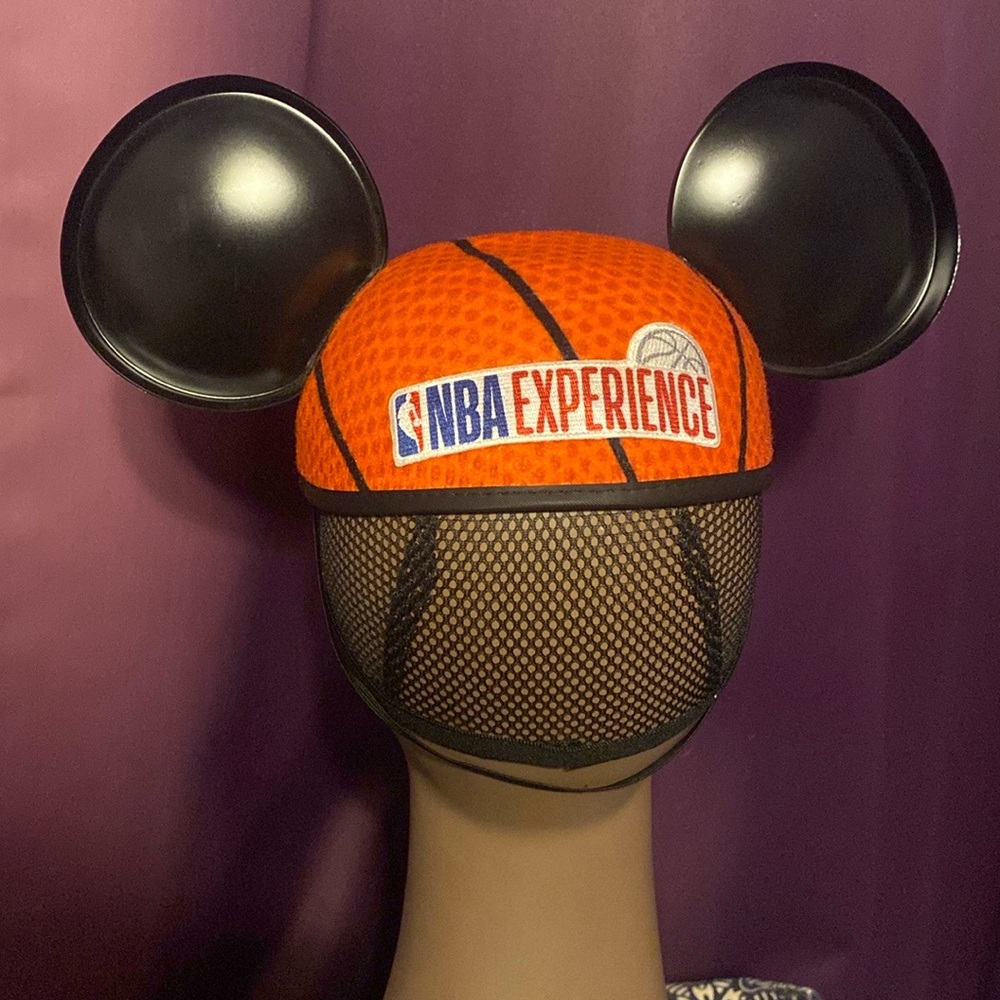 Basketball Mickey Ears | NBA Experience Vintage Disney Mouse Ears Hat - Picture 3 of 8